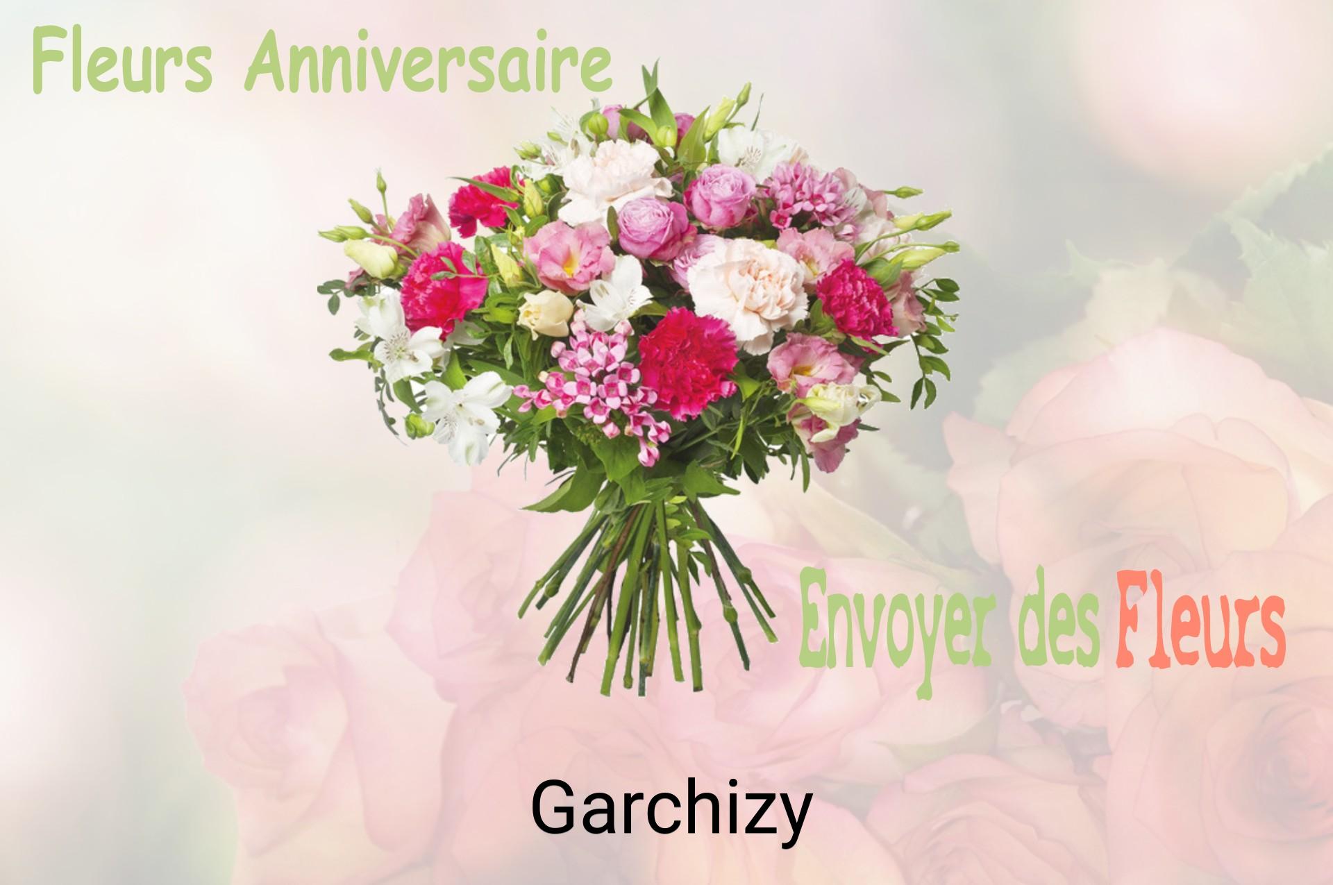 Bouquet de fleurs d’anniversaire livré à Garchizy