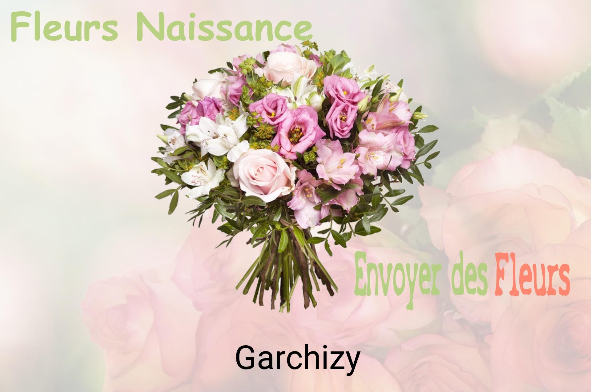 Bouquet de fleurs de naissance livré à Garchizy